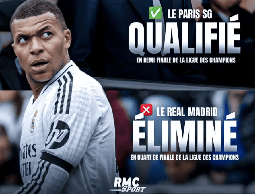 姆巴佩近 3 赛季欧冠淘汰赛关键战进球荒